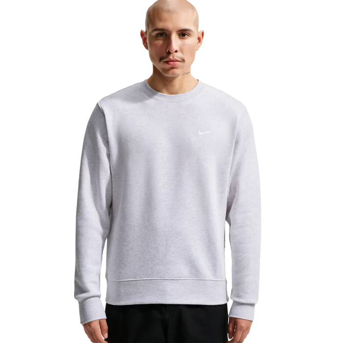 Nike Club Men's Fleece Crew Grey Color
