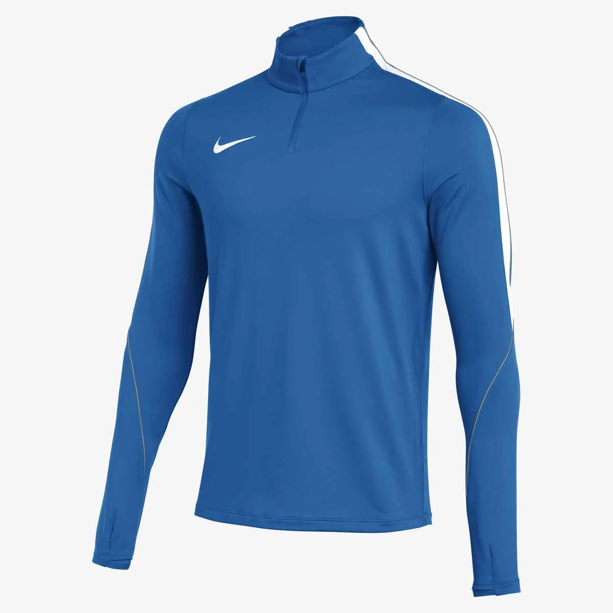 Nike Men's Dri-FIT Strike 1/4 Zip Long-Sleeve Soccer Drill Top Blue Color