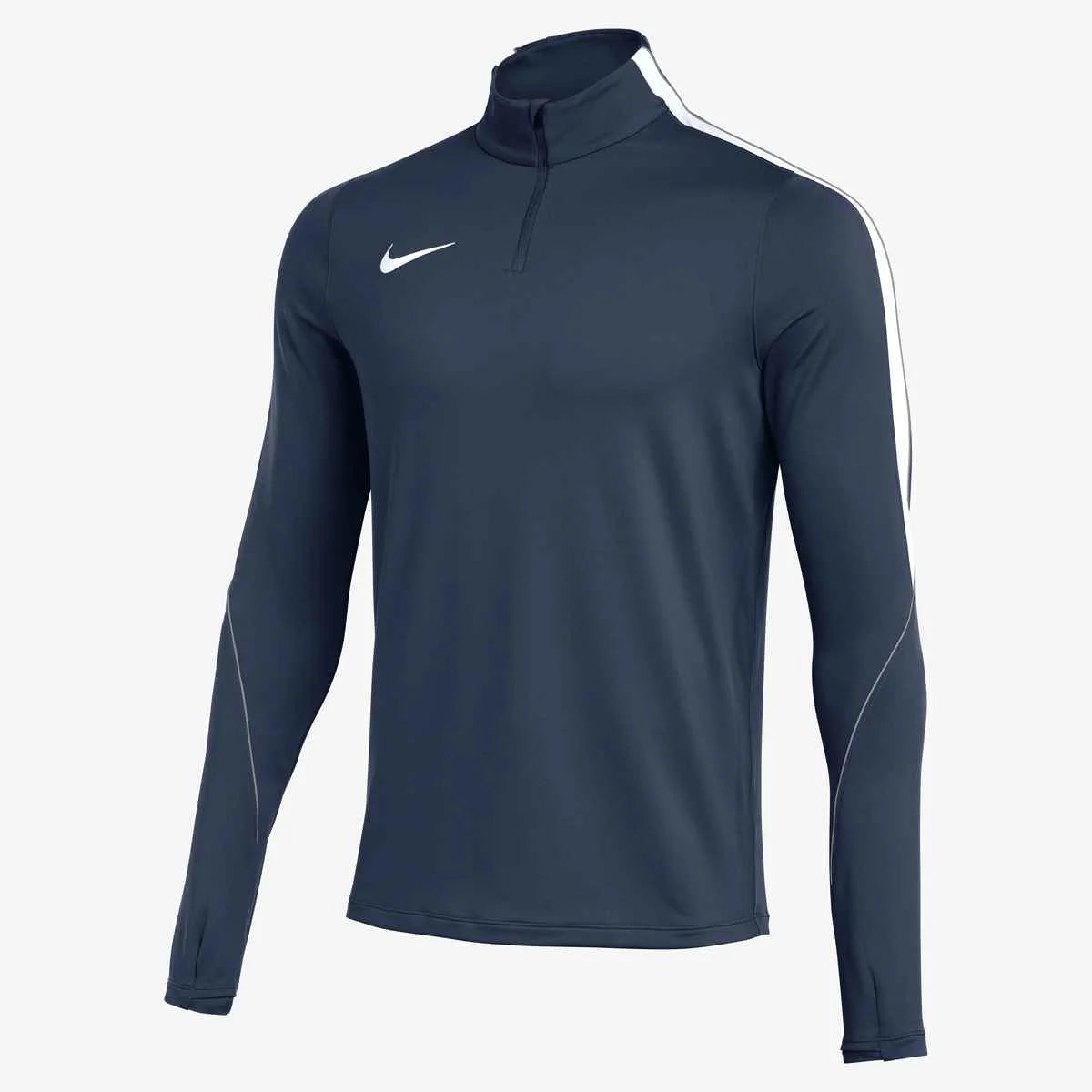 Nike Men's Dri-FIT Strike 1/4 Zip Long-Sleeve Soccer Drill Top Navy Color