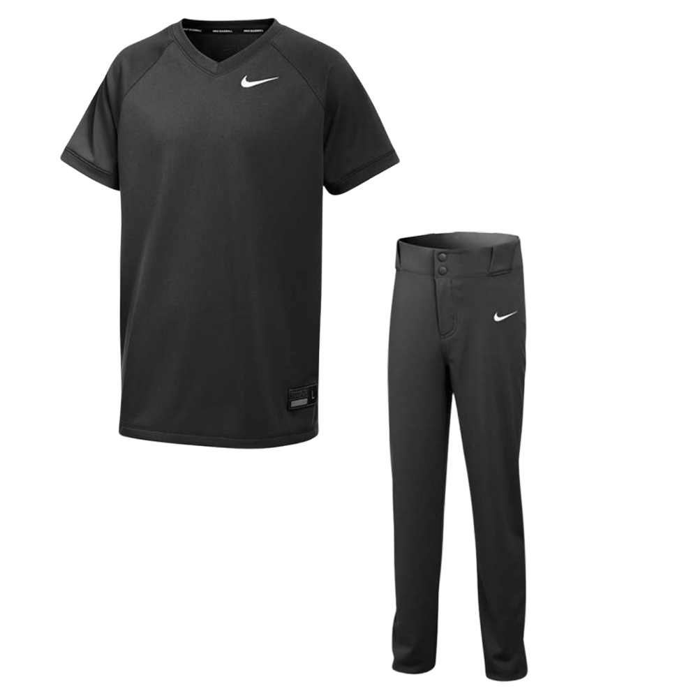 Nike Kid's Stock Vapor Select2 Set - Jersey and Pants Black Color