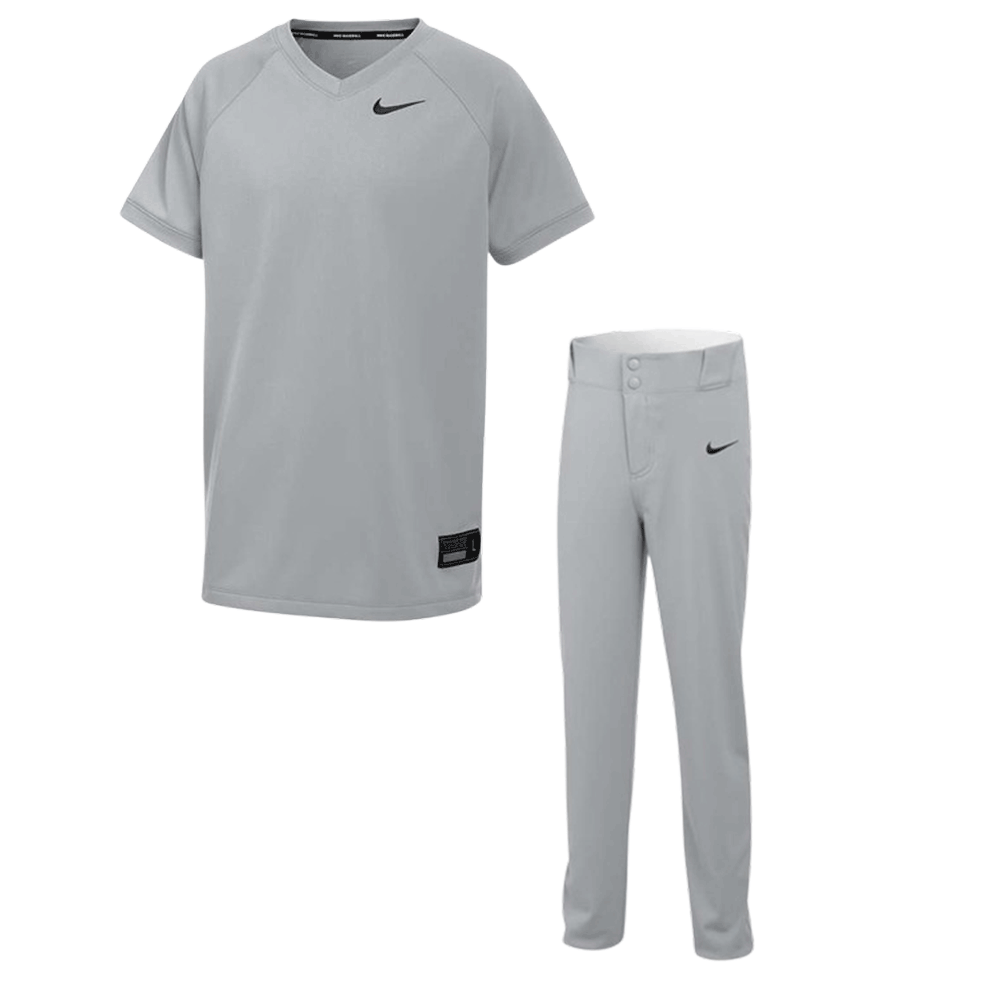 Nike Kid's Stock Vapor Select2 Set - Jersey and Pants Grey Color