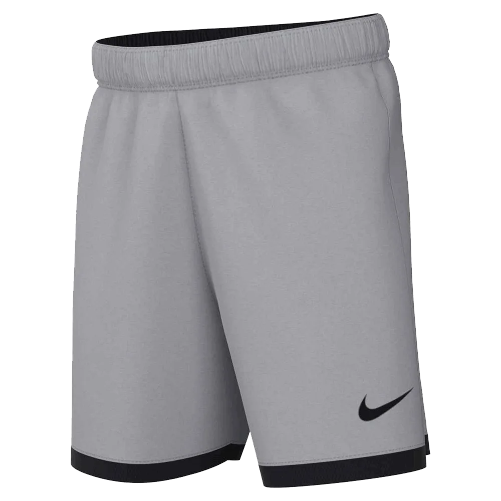 Nike Kids DF Classic III Knit Short US Grey Color Front View.