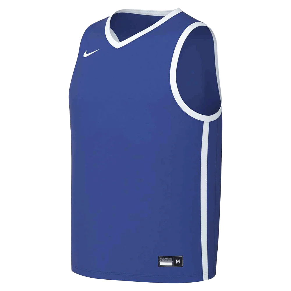 Nike Kids Stock Elite Game Jersey Blue/White Color Front view