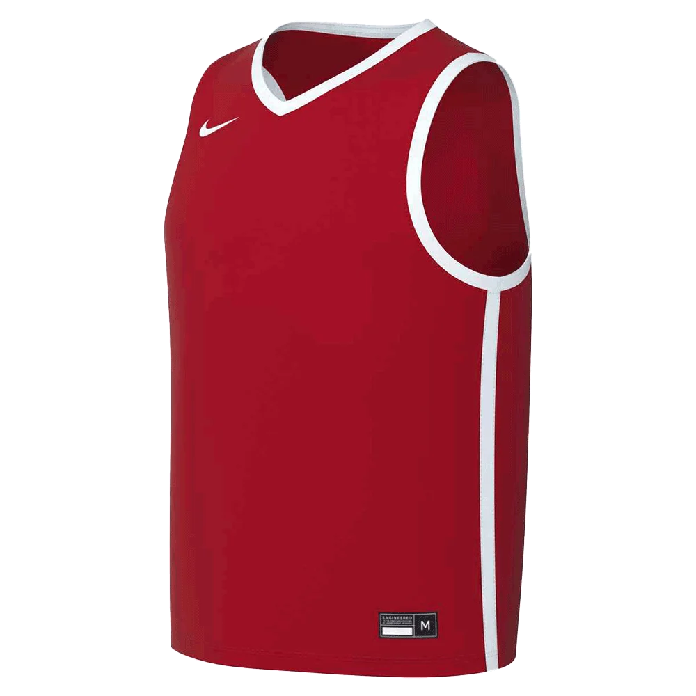 Nike Kids Stock Elite Game Jersey Red/White Color Front view