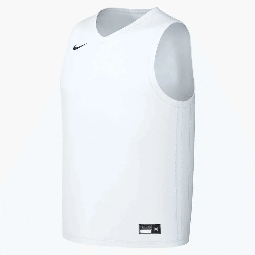 Nike Kids Stock Elite Game Jersey White Color Front view