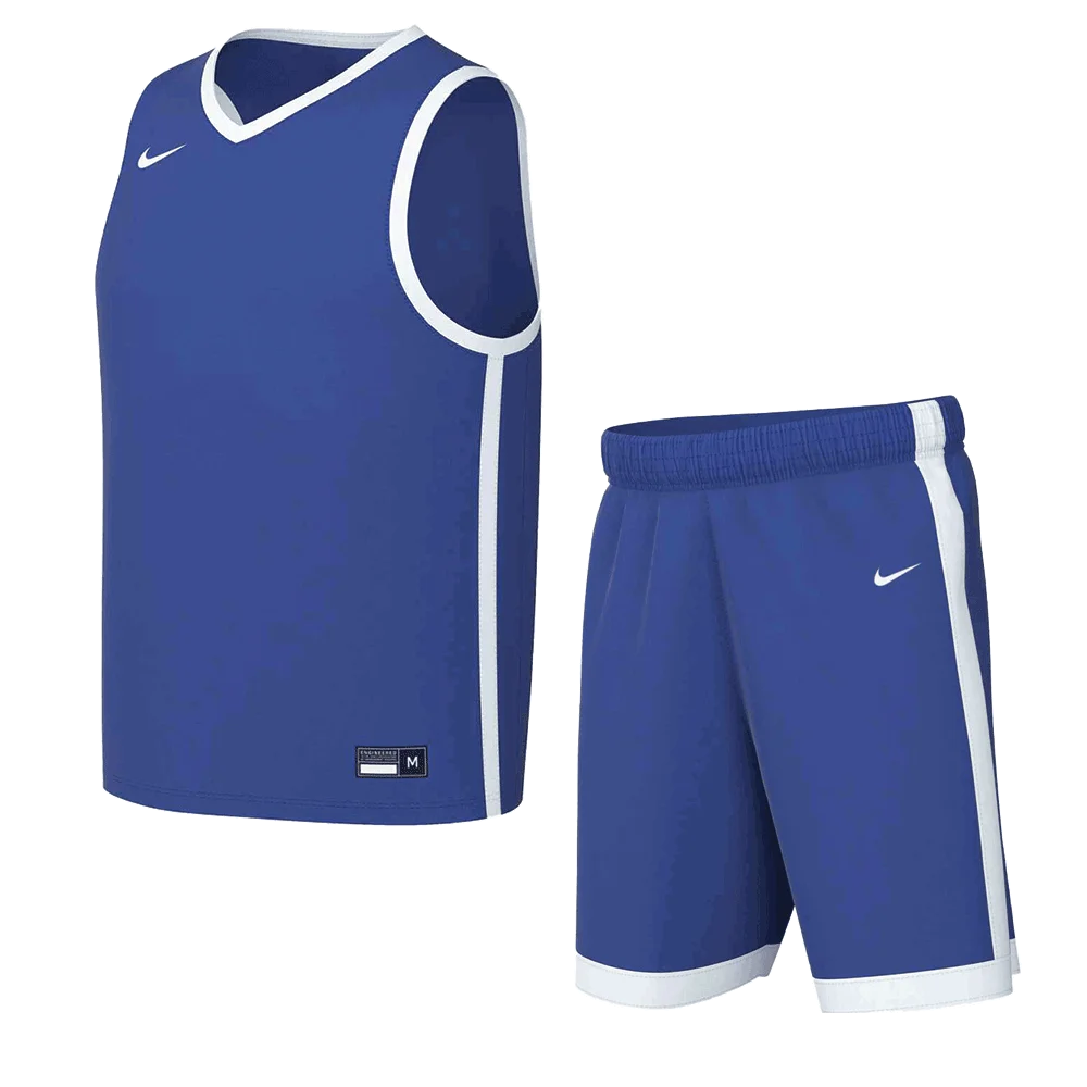 Nike Kids Stock Elite Game Set -  Jersey and Shorts Blue Color