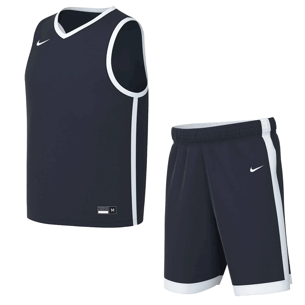 Nike Kids Stock Elite Game Set -  Jersey and Shorts Navy Color 