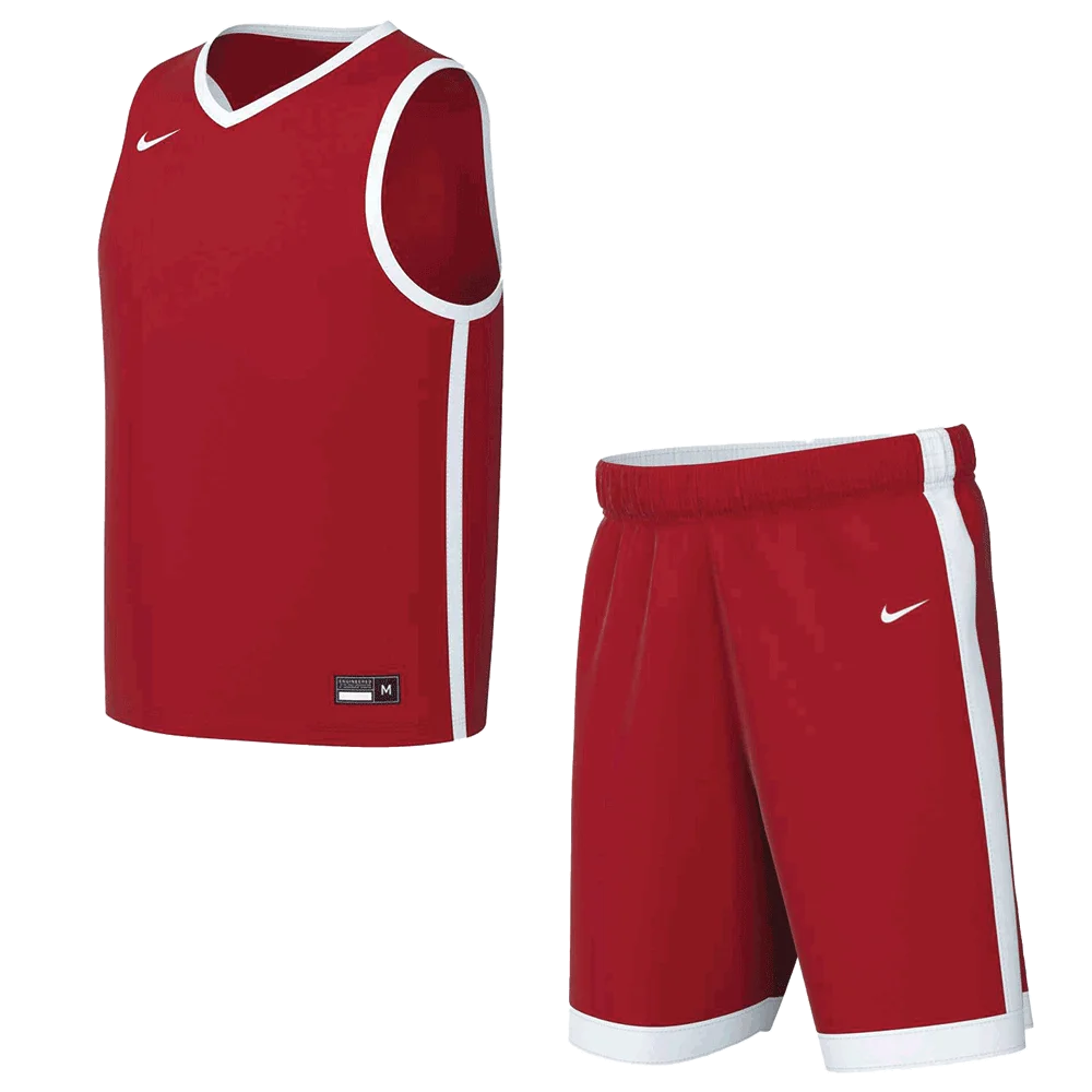Nike Kids Stock Elite Game Set -  Jersey and Shorts Red Color