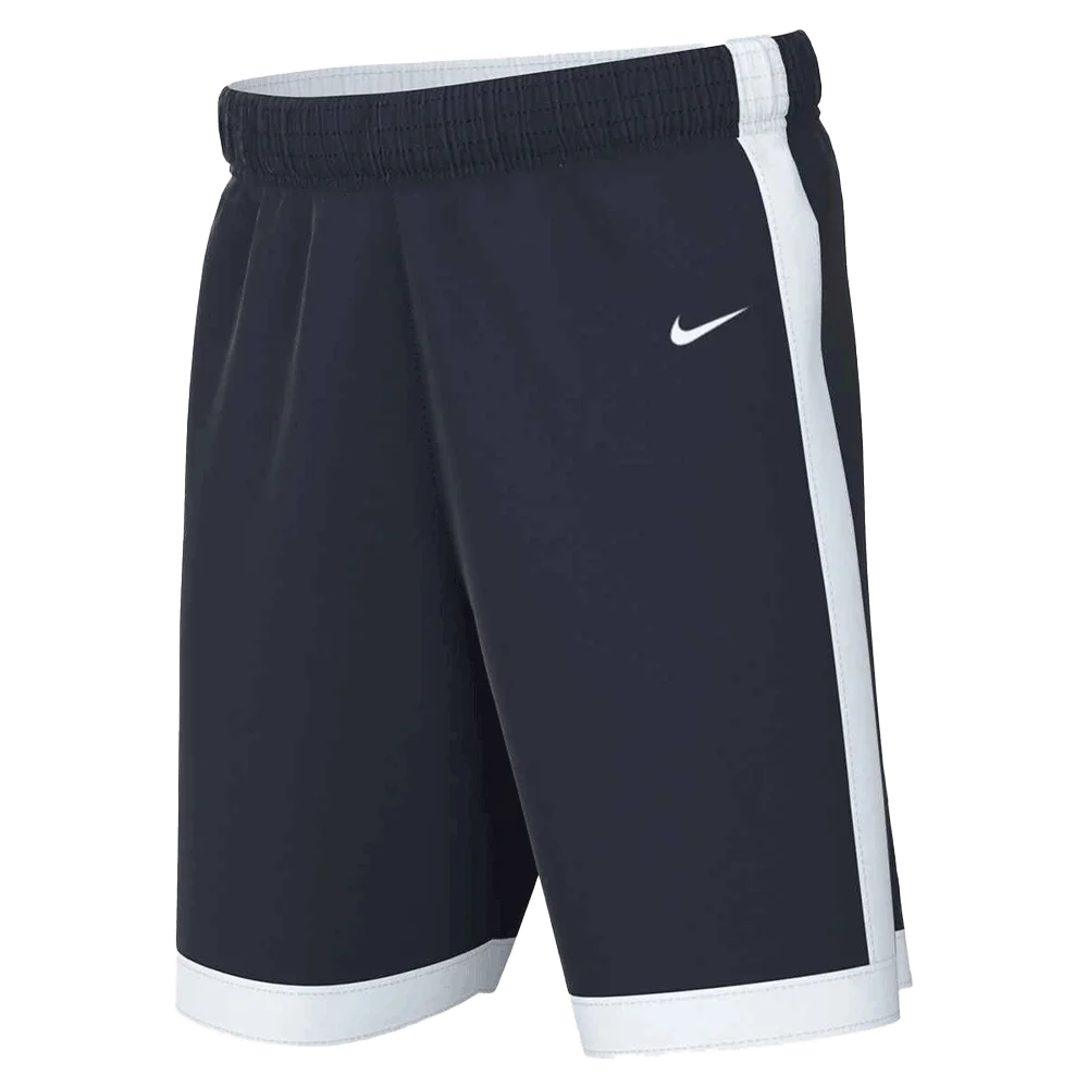 Nike Kids  Stock Elite Game Short Navy/White Color front view