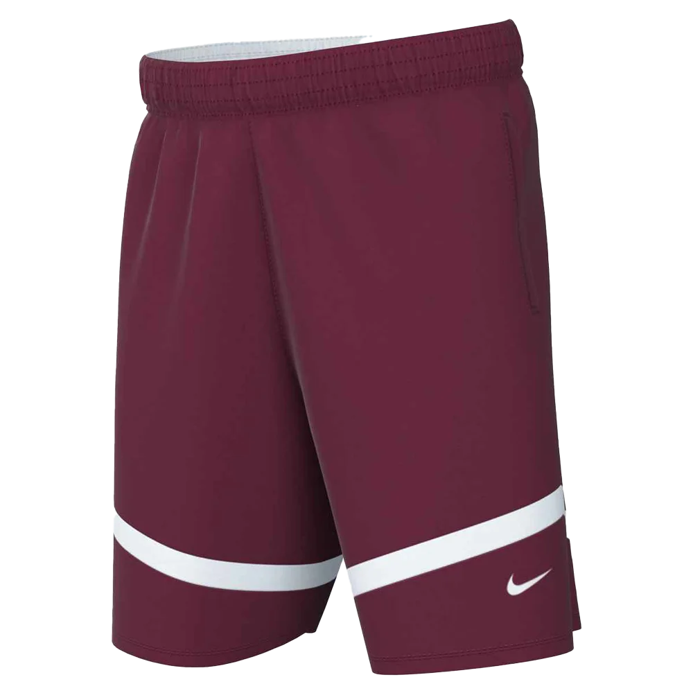 Nike Kids Stock Elite Icon Short Maroon/White  Color