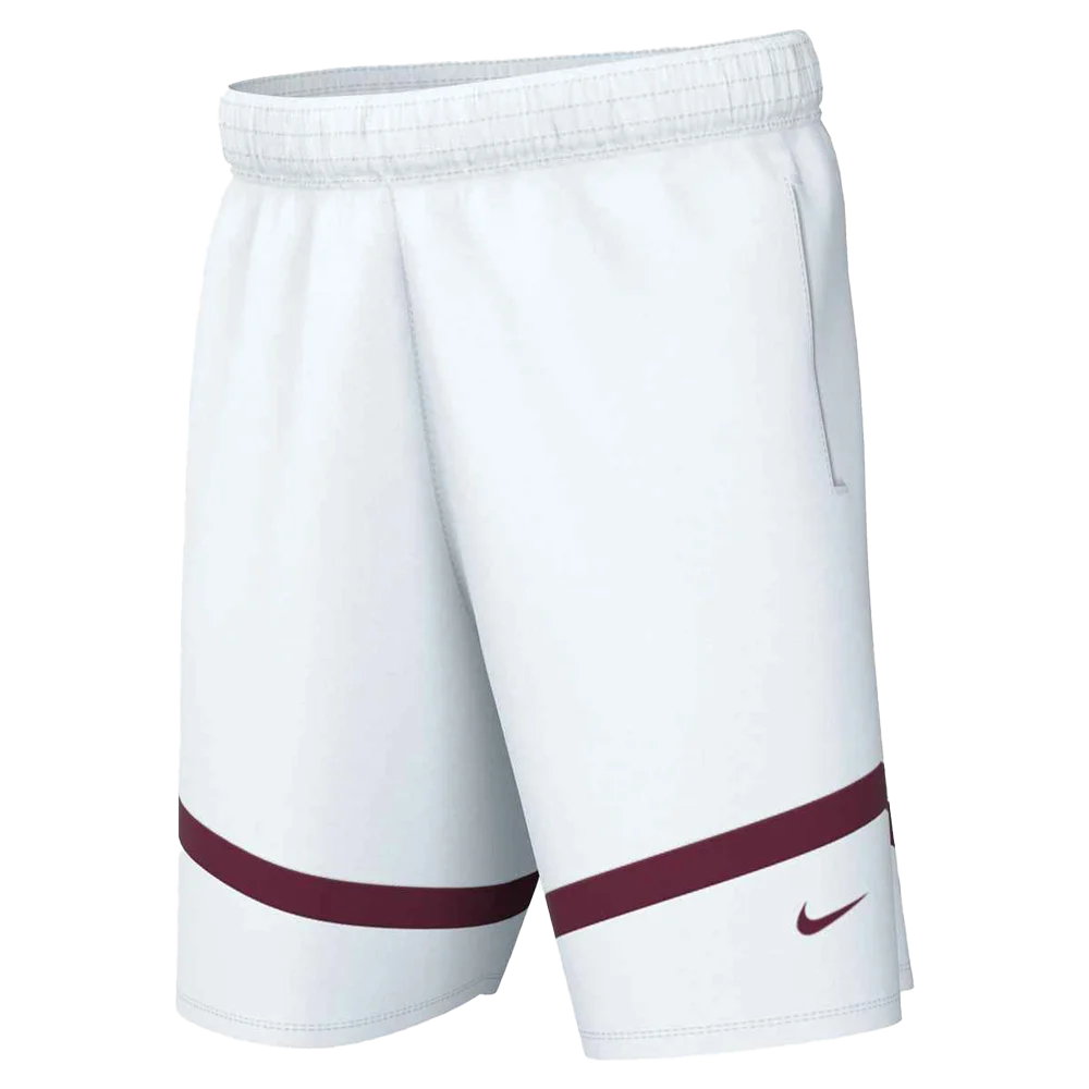 Nike Kids Stock Elite Icon Short White/Maroon Color 