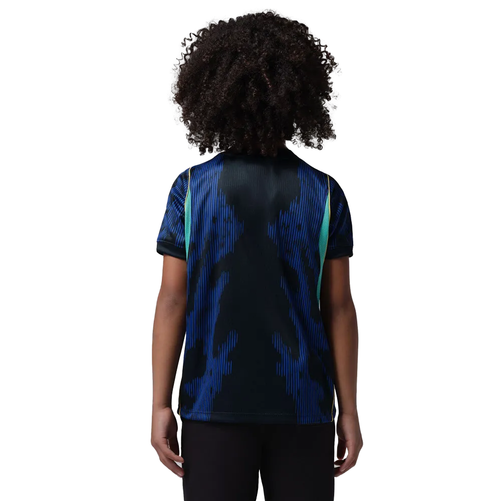 Nike Little Kids' Brazil 2026 Stadium Away Jordan Dri-FIT Soccer Replica Jersey