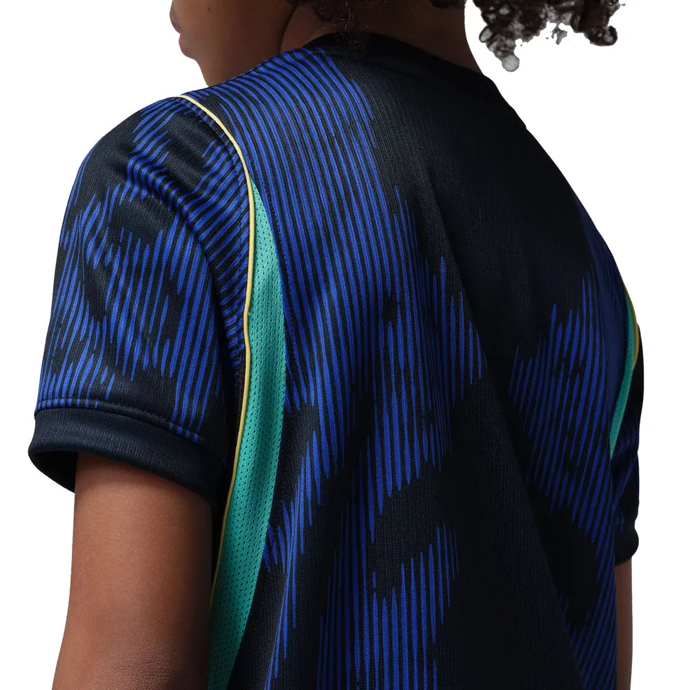 Nike Little Kids' Brazil 2026 Stadium Away Jordan Dri-FIT Soccer Replica Jersey