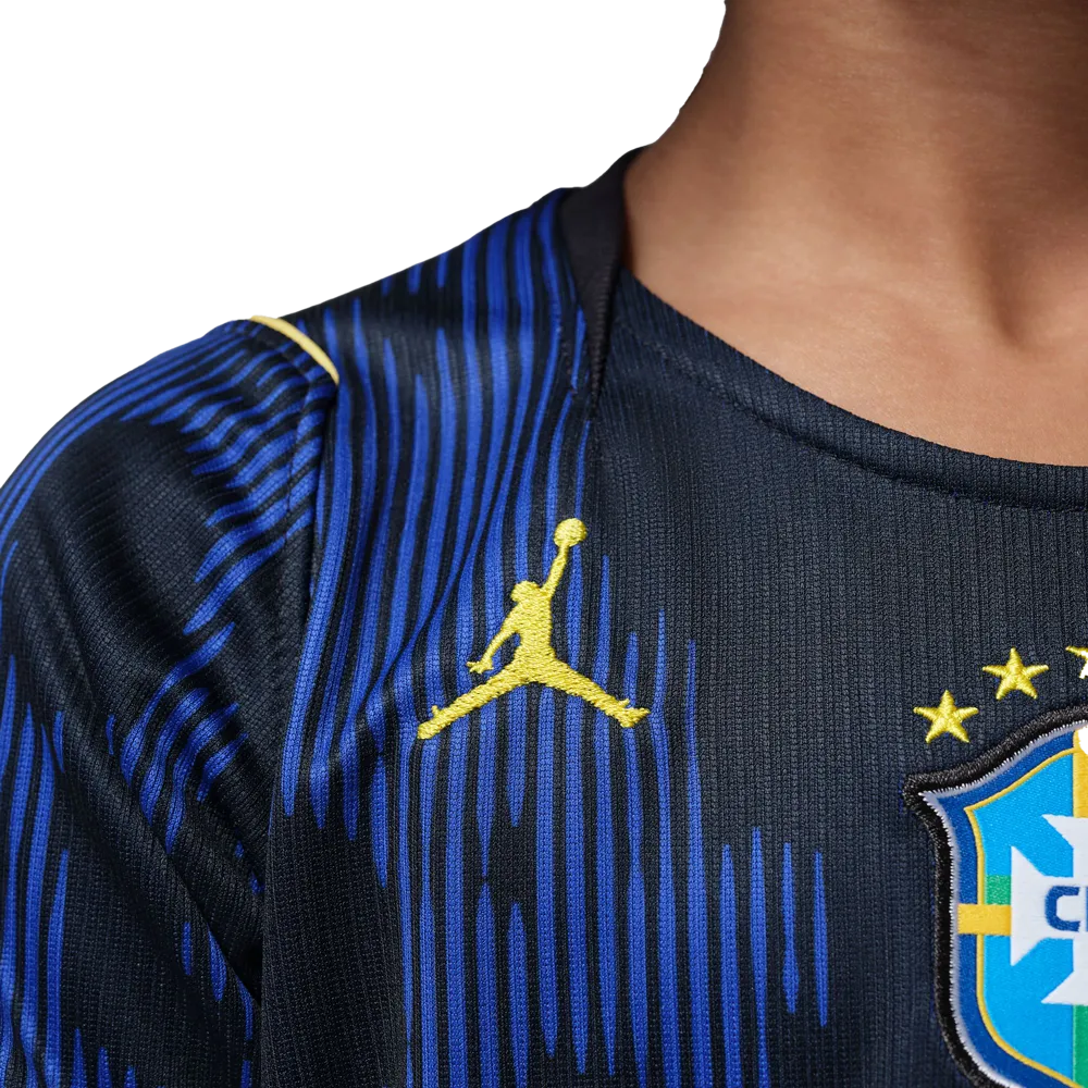 Nike Little Kids' Brazil 2026 Stadium Away Jordan Dri-FIT Soccer Replica Jersey
