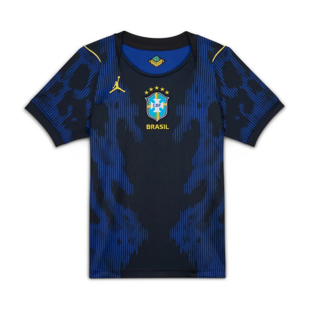 Nike Little Kids' Brazil 2026 Stadium Away Jordan Dri-FIT Soccer Replica Jersey