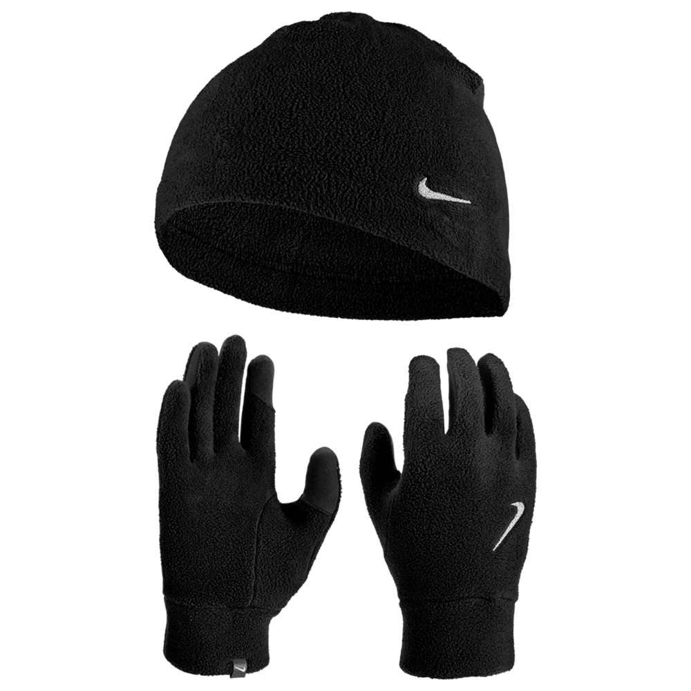 Nike Men Fleece Hat And Glove Set