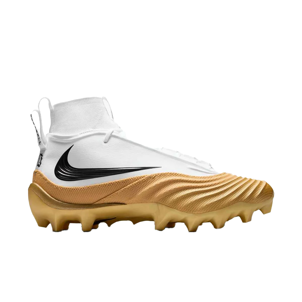 Nike Men's Alpha Menace 5 Pro Football Cleats Brown Color