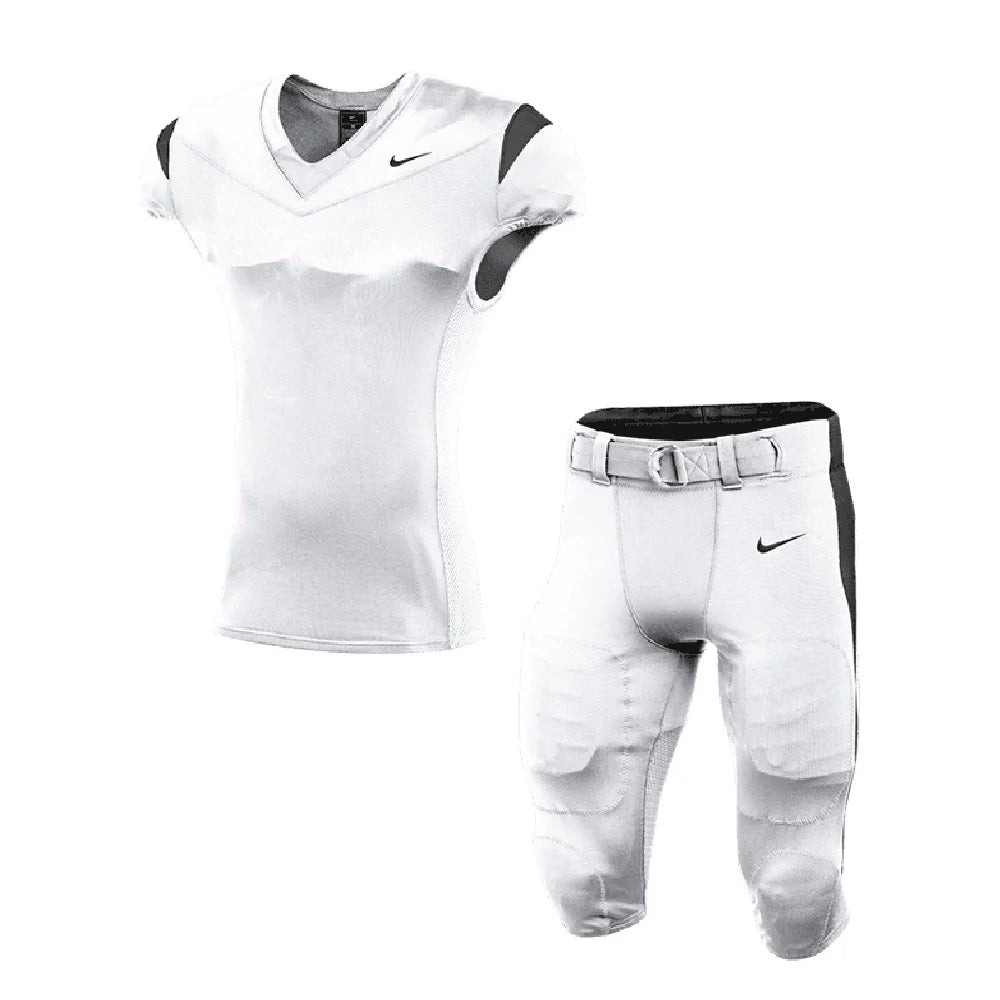 Nike Men's Alpha Pro Set - Jersey and Pants (No Pads) Black color.