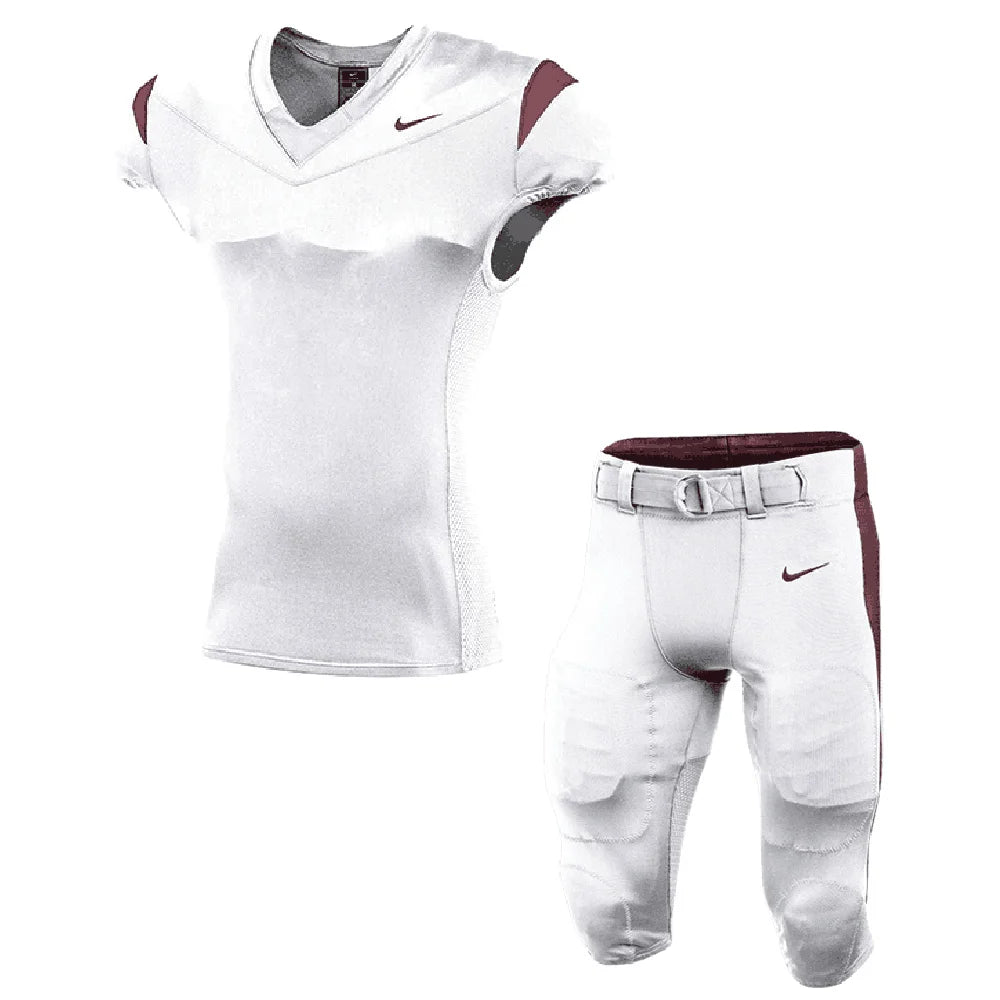 Nike Men's Alpha Pro Set - Jersey and Pants (No Pads) Maroon color.1