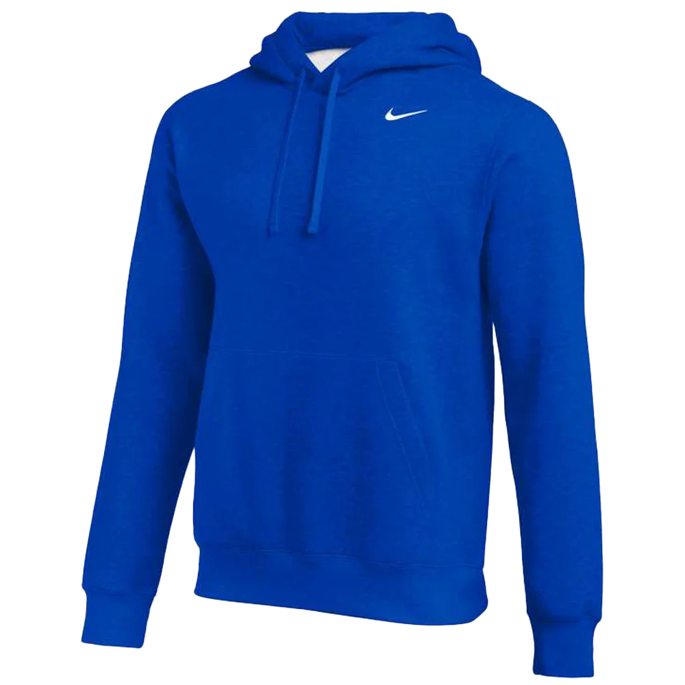 Nike Men's Club Training Pullover Hoodie Blue Color Front View