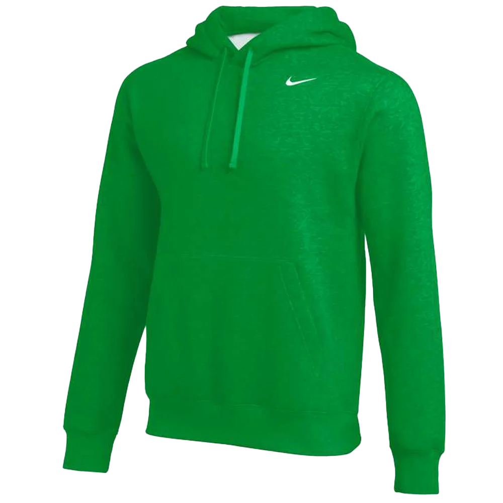 Nike Men's Club Training Pullover Hoodie Green Color Front View