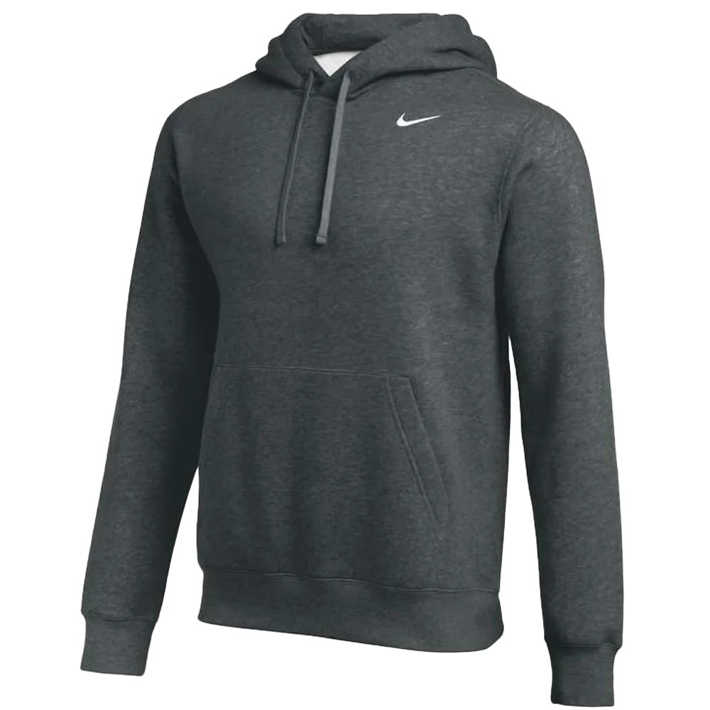 Nike Men's Club Training Pullover Hoodie Grey Color Front View