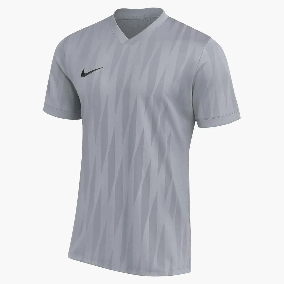 Nike Men's Dri-FIT Challenger VI Short-Sleeve Soccer Jersey Grey Color