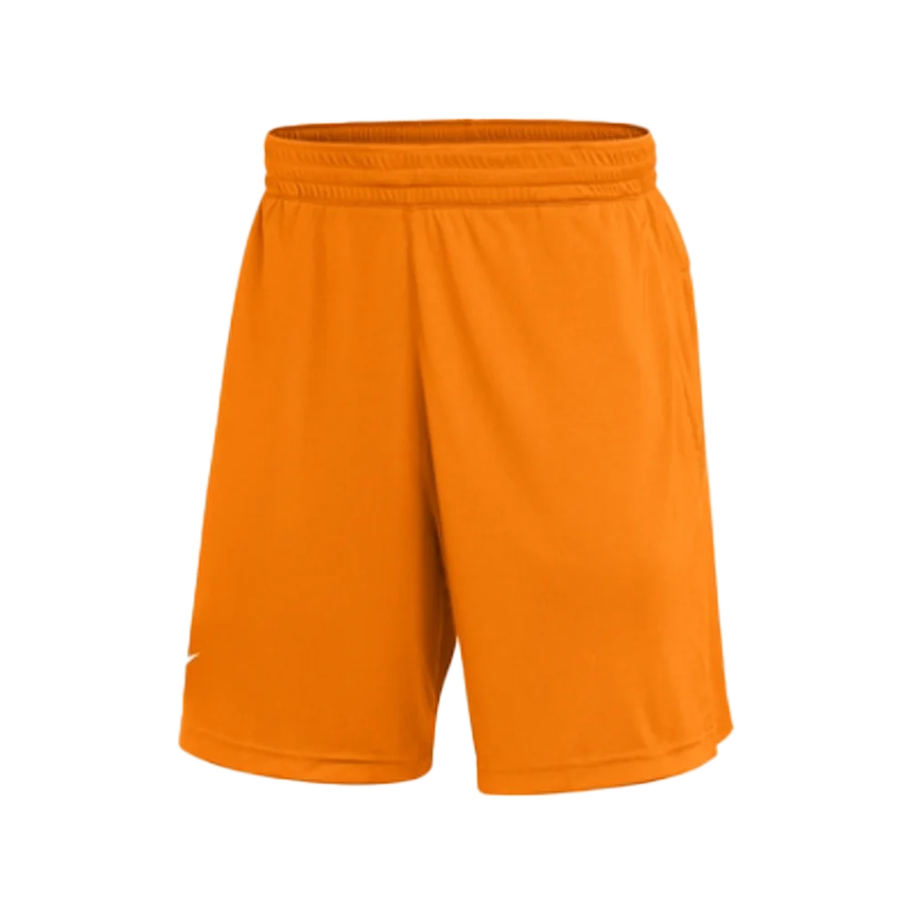 Nike Men's Dri-FIT Coach Shorts (Stock) Orange Color 