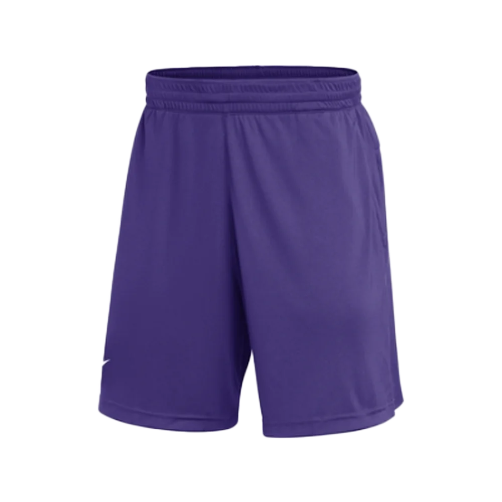 Nike Men's Dri-FIT Coach Shorts (Stock) Purple Color