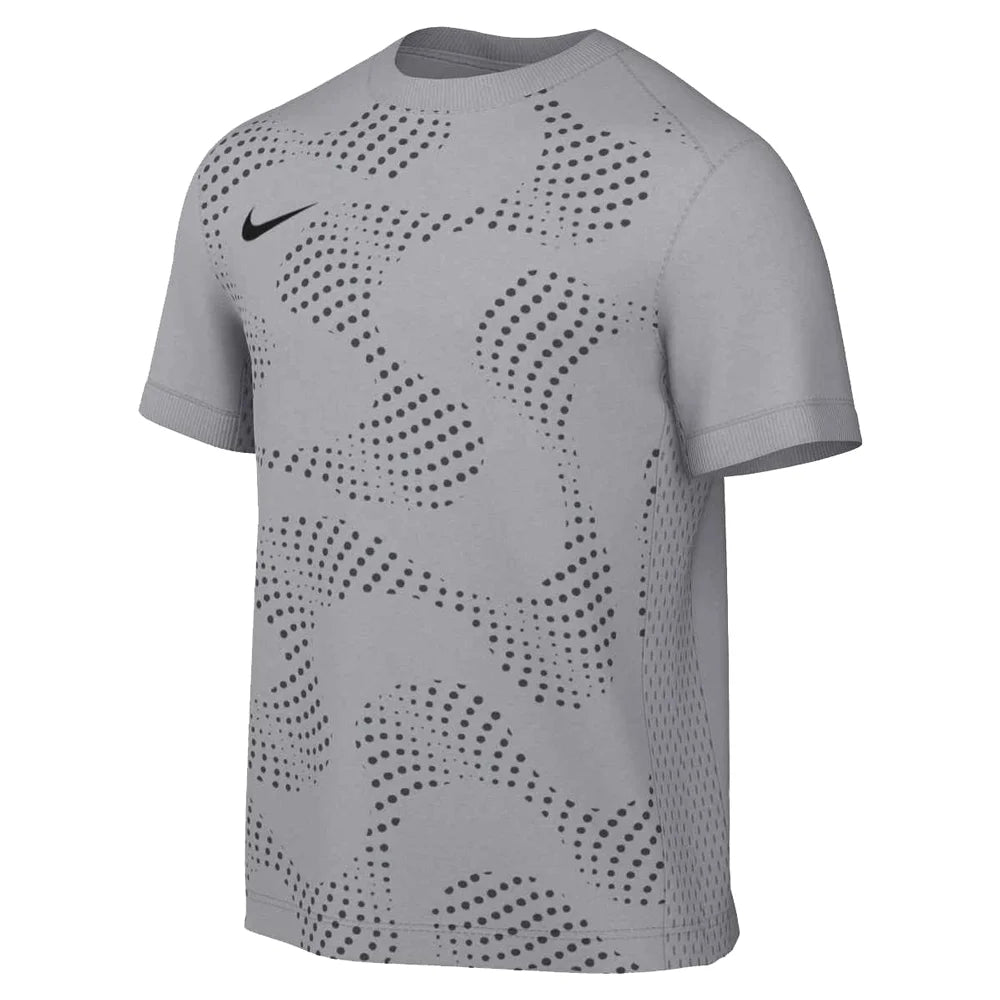 Nike Men's Dri-FIT Revolution V Jersey Short Sleeve Gray Color