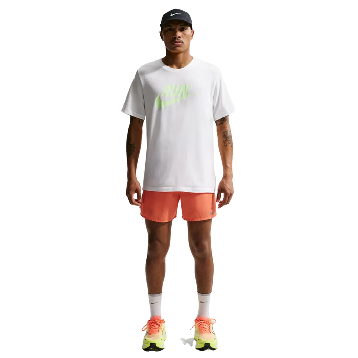 Nike Men's Dri-FIT Running T-Shirt White Color