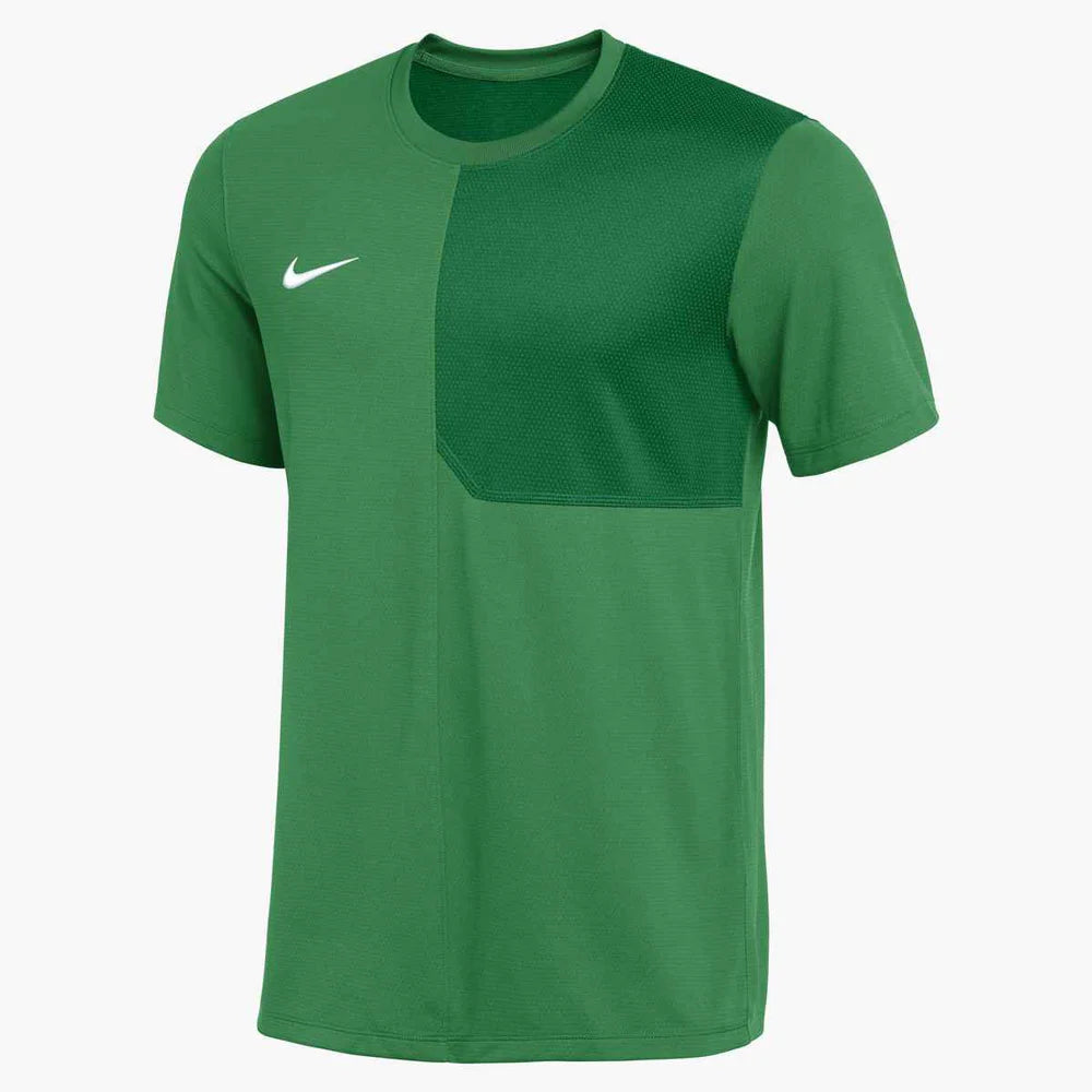 Nike Men's Dri-FIT Short-Sleeve UV Coach Top (Stock) Green Color 