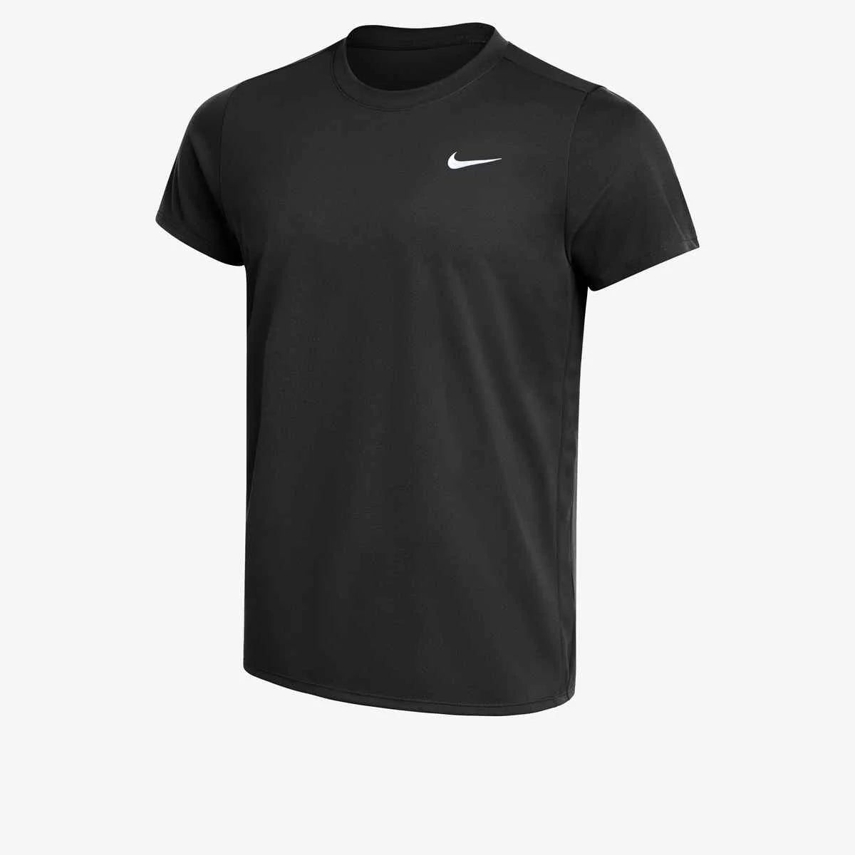 Nike Men's Dri-FIT Victory  Short-Sleeve Tennis Top Black Color