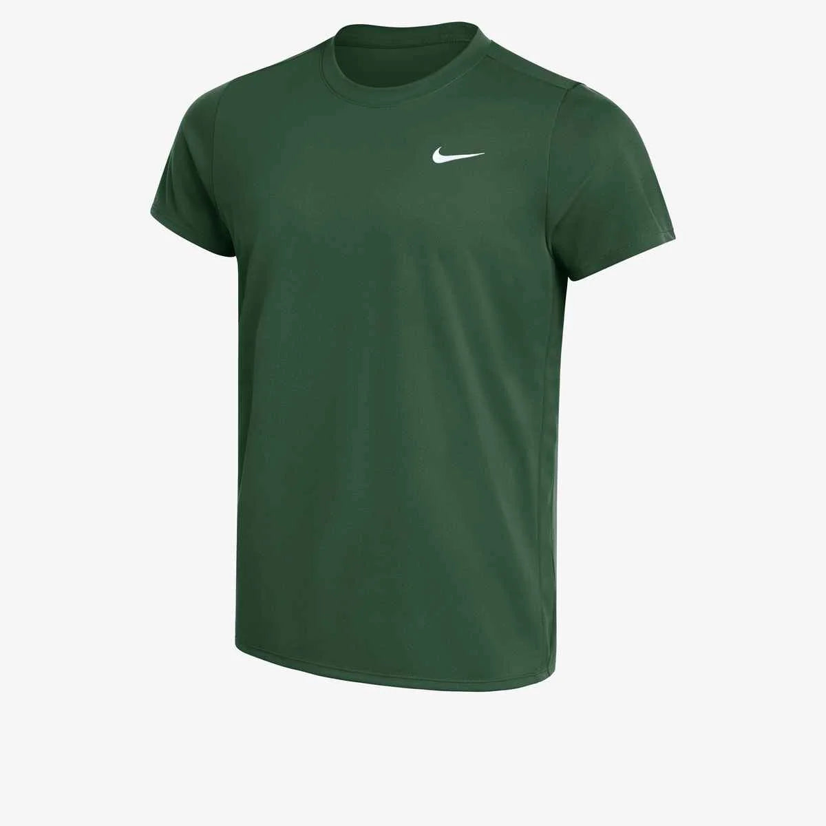 Nike Men's Dri-FIT Victory  Short-Sleeve Tennis Top Green Color