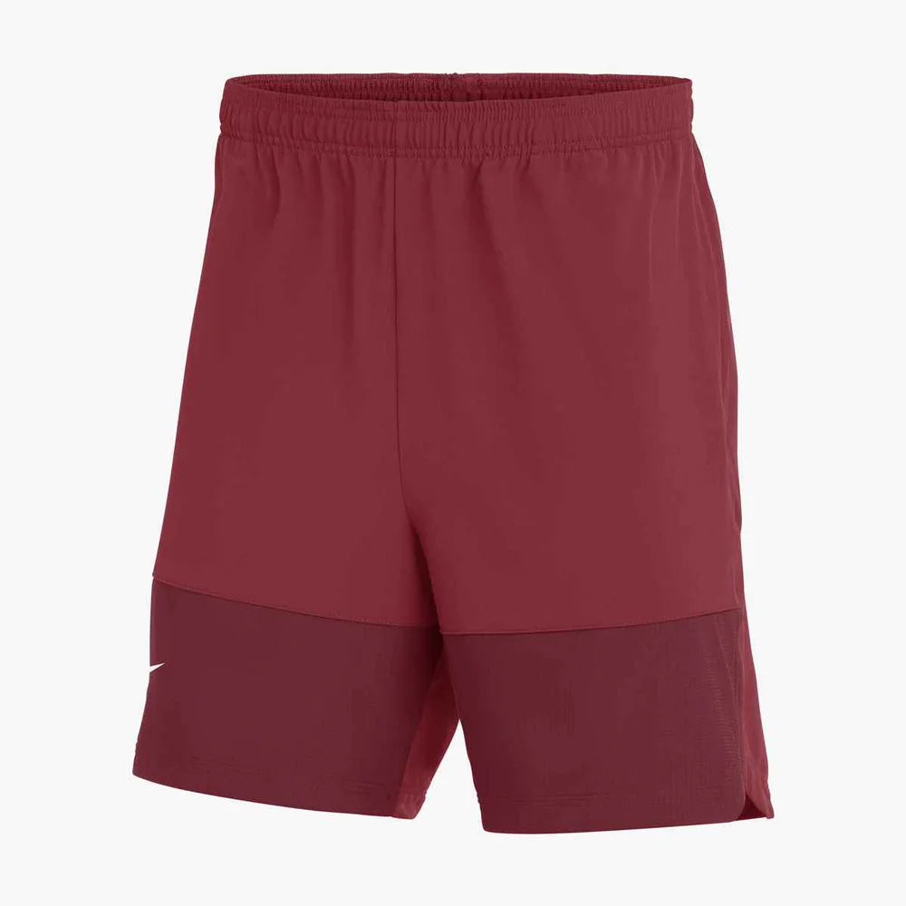 Nike Men's Dri-FIT Woven Shorts (Stock) Maroon Color 