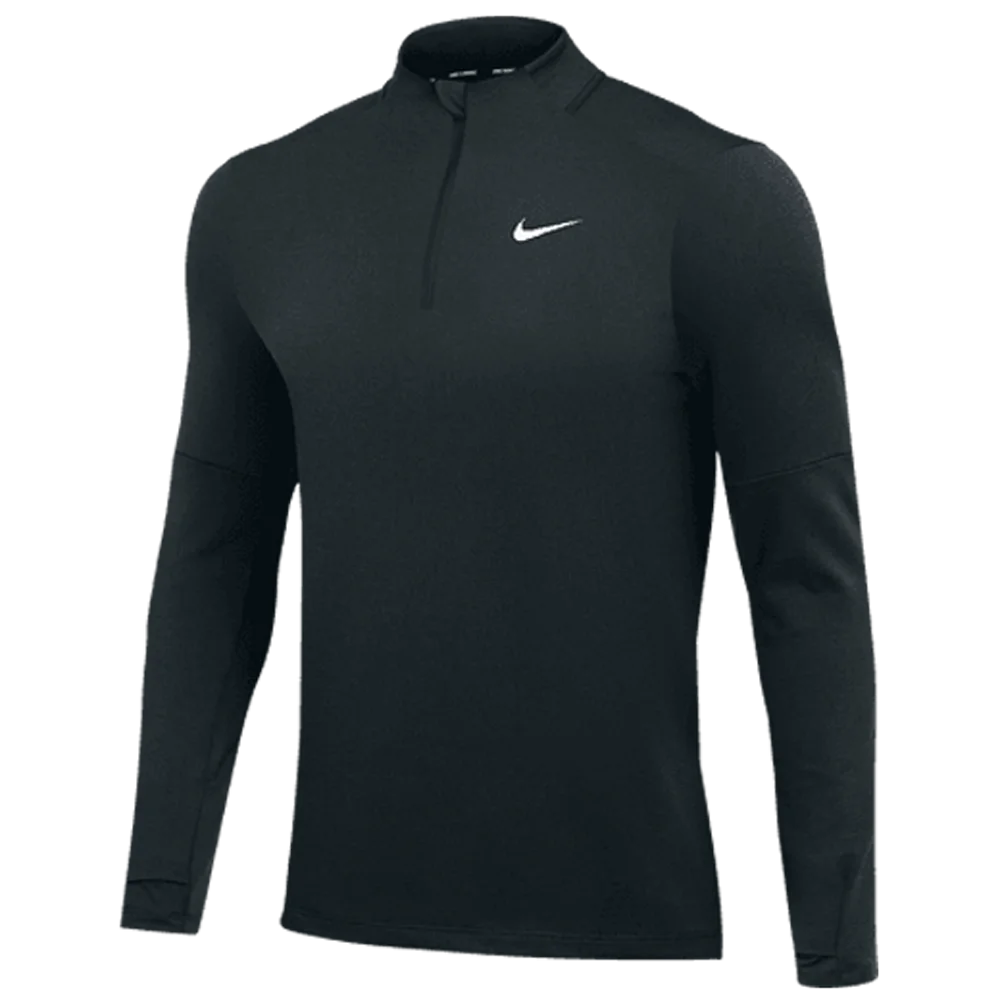 Nike Men's Dri-Fit Element 1/2-Zip Top (Standard Fit) Tm Anthracite/white  Color  Front view