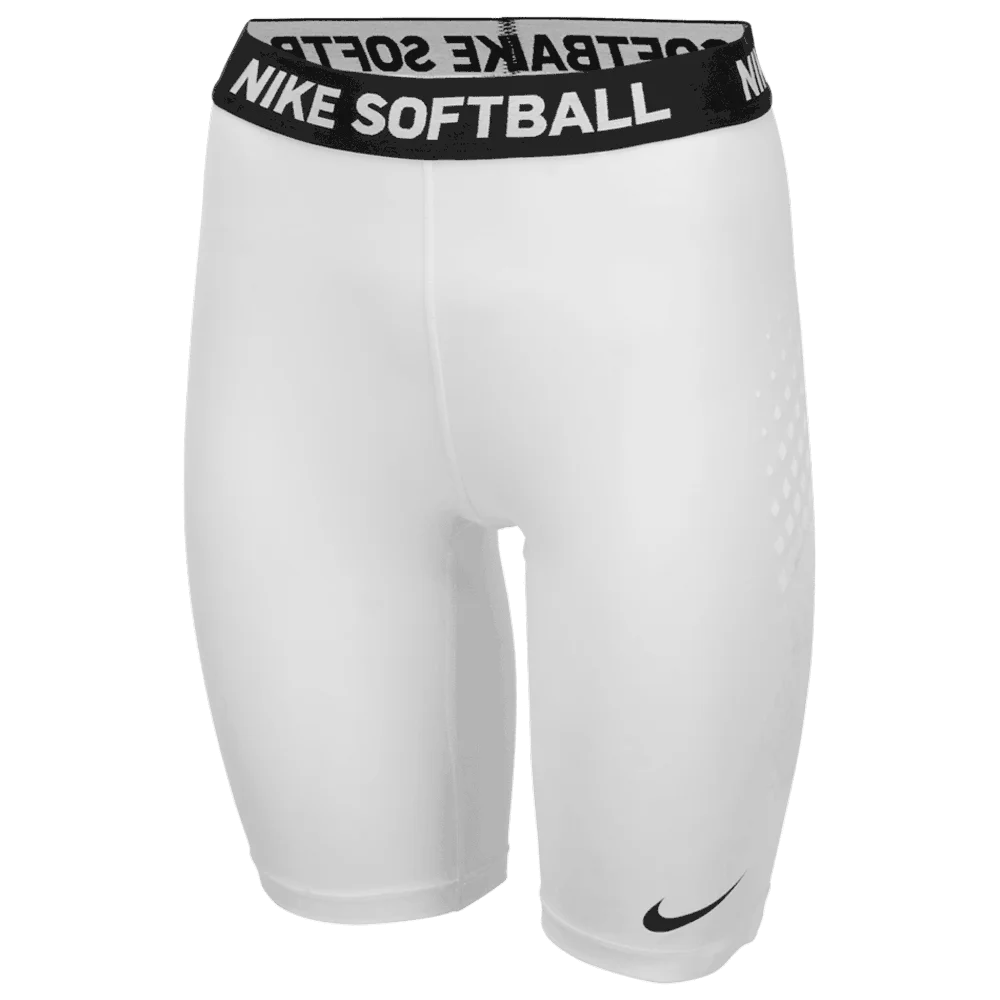Nike Men's Dri-fit Softball Slider Short No Hngr White  Color.