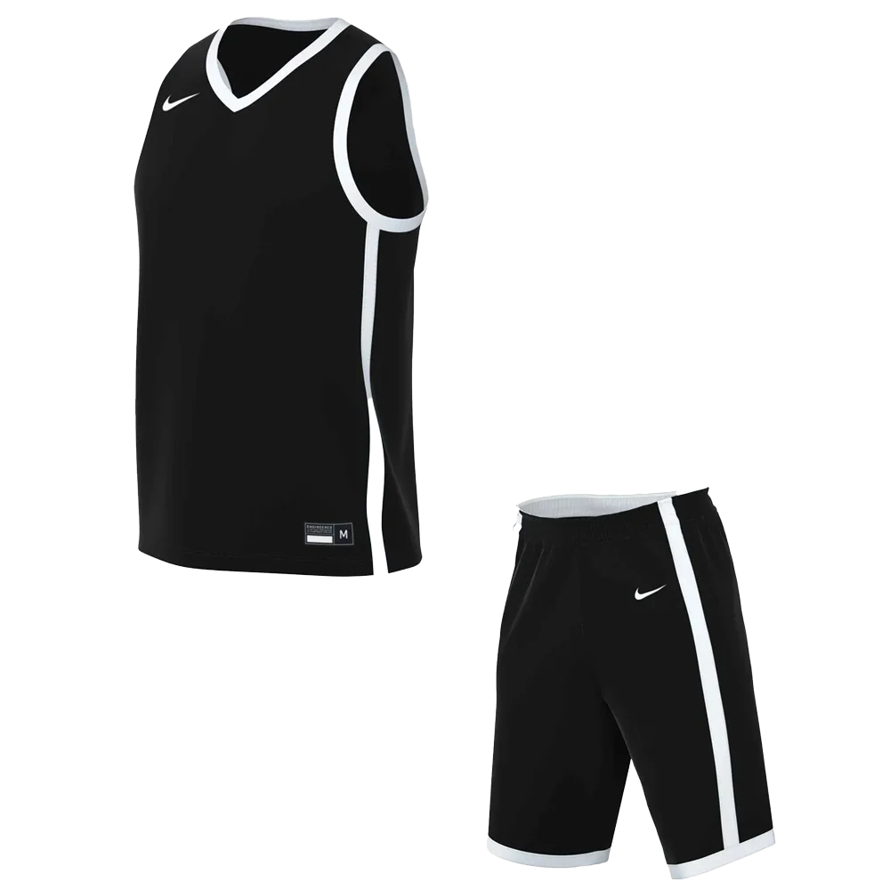 Nike Men's Elite Basketball Set - Jersey and Shorts black color