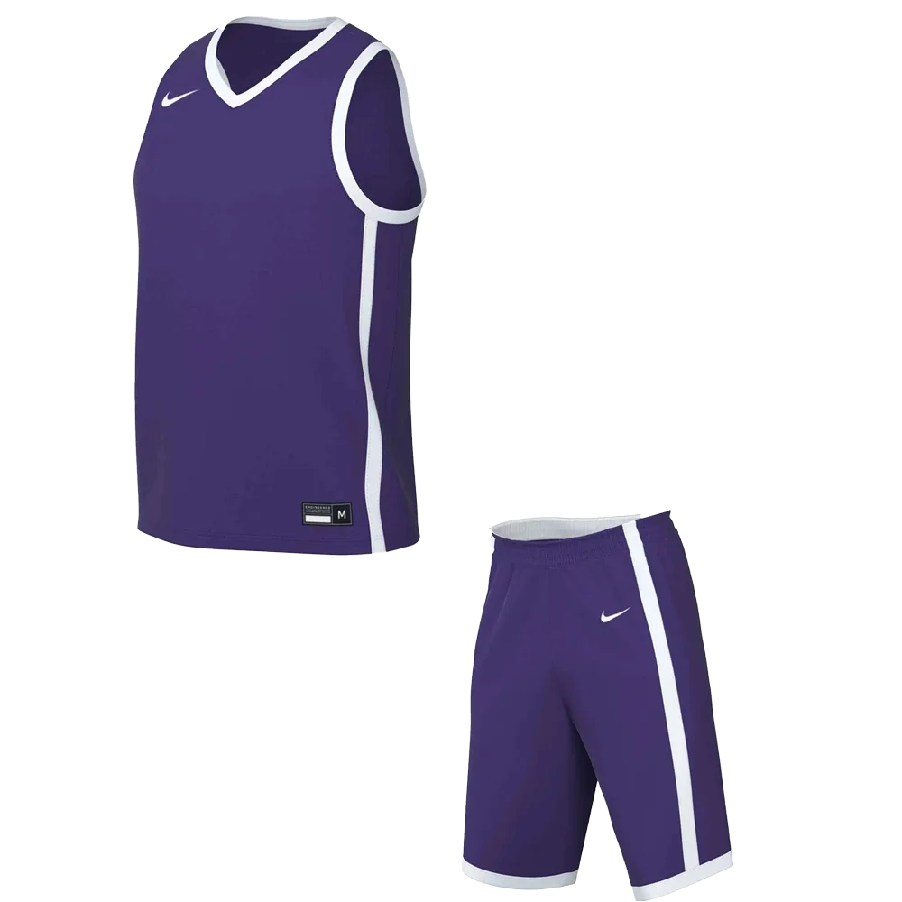 Nike Men's Elite Basketball Set - Jersey and Shorts purple