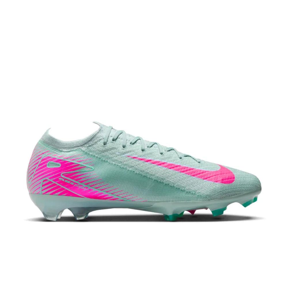 Nike Men's Mercurial Vapor 16 Elite Firm Ground Low-Top Soccer Cleats Blue Color.