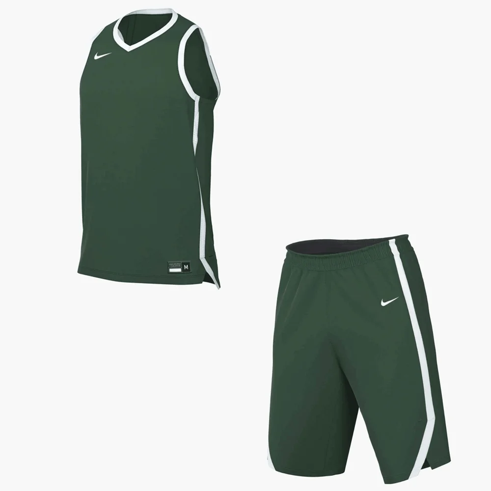 Nike Men's Pinnacle Basketball Jersey And Shorts (Stock) Green Color