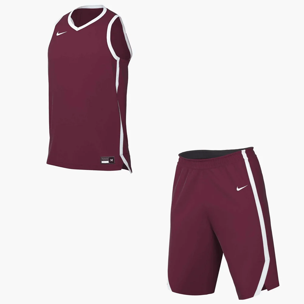 Nike Men's Pinnacle Basketball Jersey And Shorts (Stock) Maroon Color