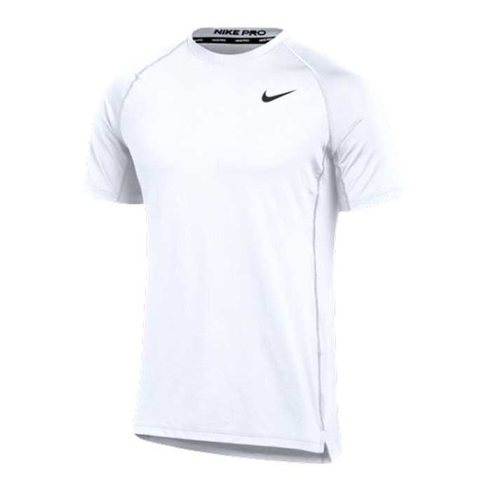 Nike Men's Pro Slim SS Training Short-Sleeve Top White Color