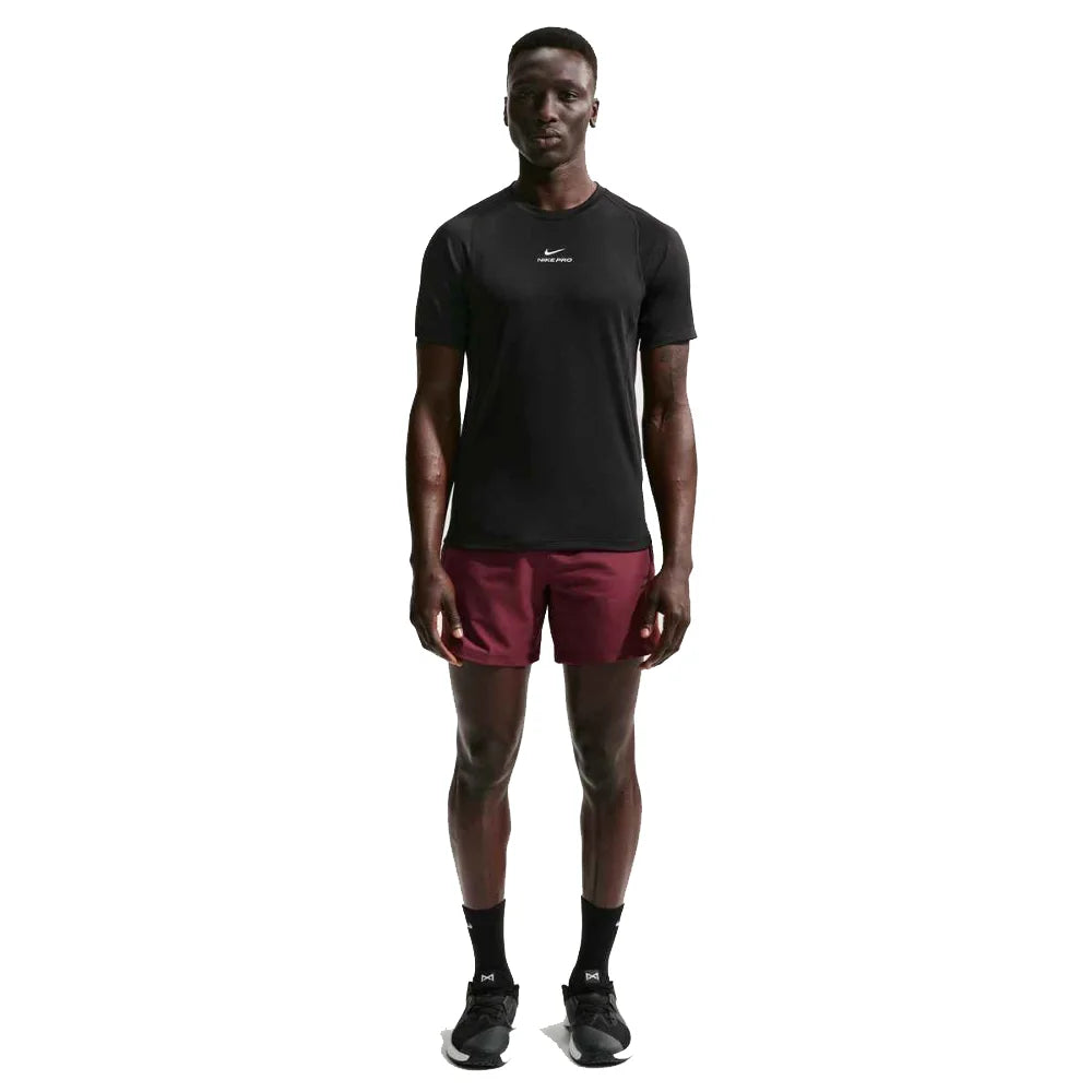 Nike Men's Pro Training Dri-FIT Short-Sleeve Top Black Color