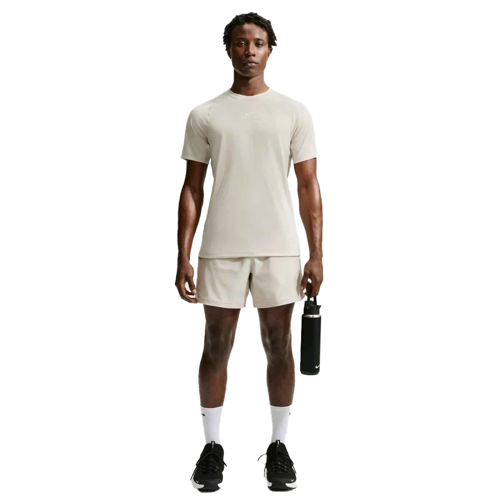 Nike Men's Pro Training Dri-FIT Short-Sleeve Top Tan Color