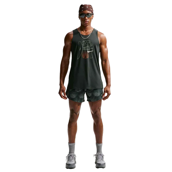 Nike Men's Stride Dri-FIT 5" Brief-Lined Running Shorts Black Color