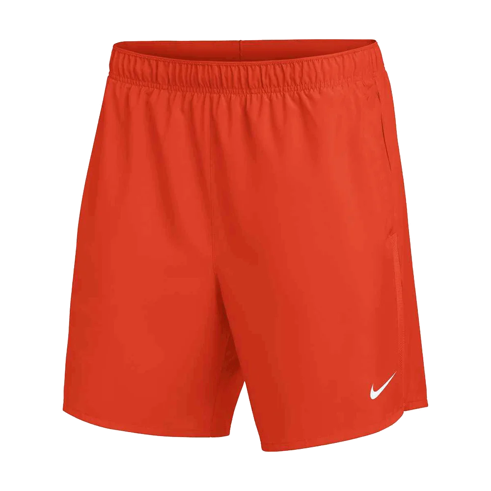 Nike Men's Team Challenger 7" 2n1 Short Orange Color