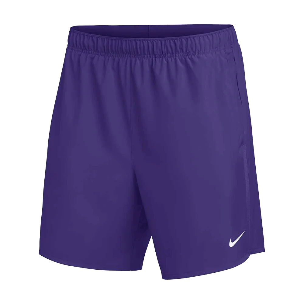Nike Men's Team Challenger 7" 2n1 Short Purple Color