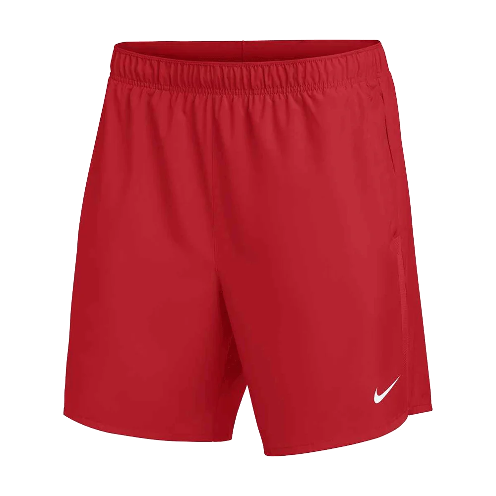Nike Men's Team Challenger 7" 2n1 Short Red Color