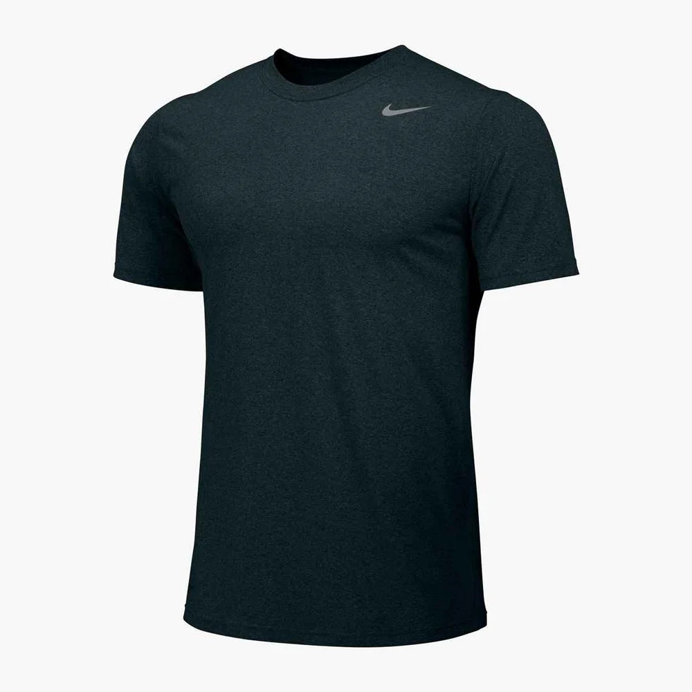 Nike Men's Team Legend Short Sleeve Crew (Standard Fit) Black Color Front  View